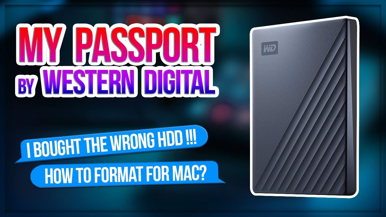 reformatting a wd passport for mac